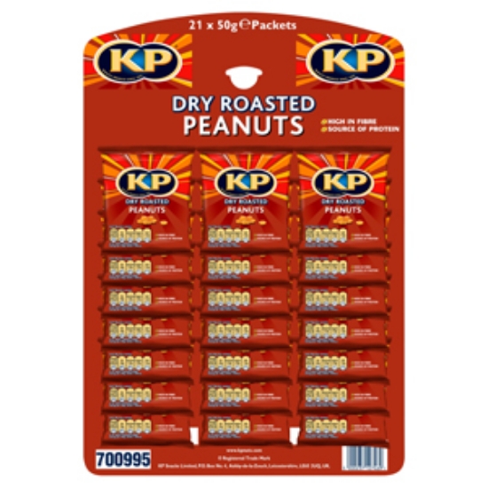 Picture of KP Peanuts Dryroast Card 50g x21